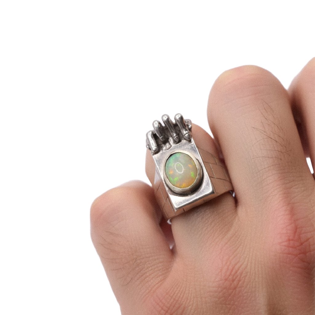 Anillo Sello Mano - Imagen 2