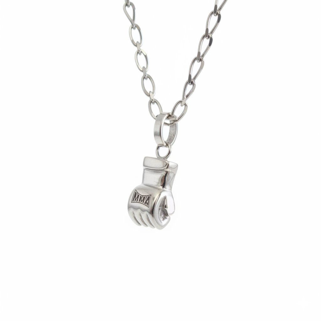 Colgante MMA – Plata con Rodio - Imagen 2
