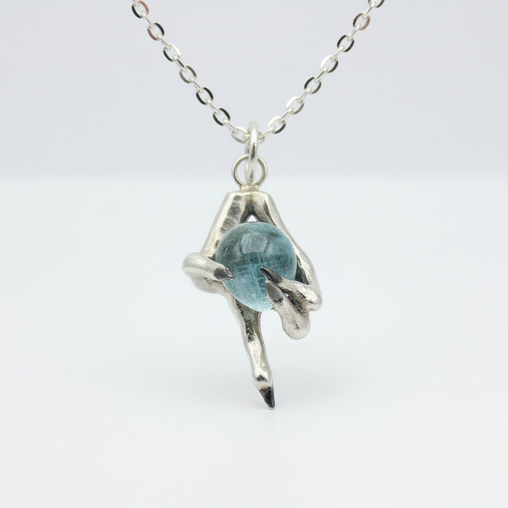 Colgante Mano con Gema